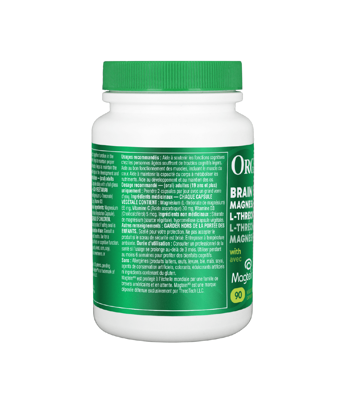 Brain Mag (Magnesium L-Threonate with Magtein)