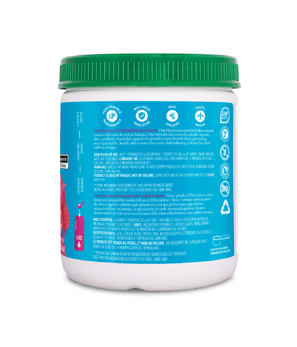 Electrolyte 100 Servings - Wild Raspberry