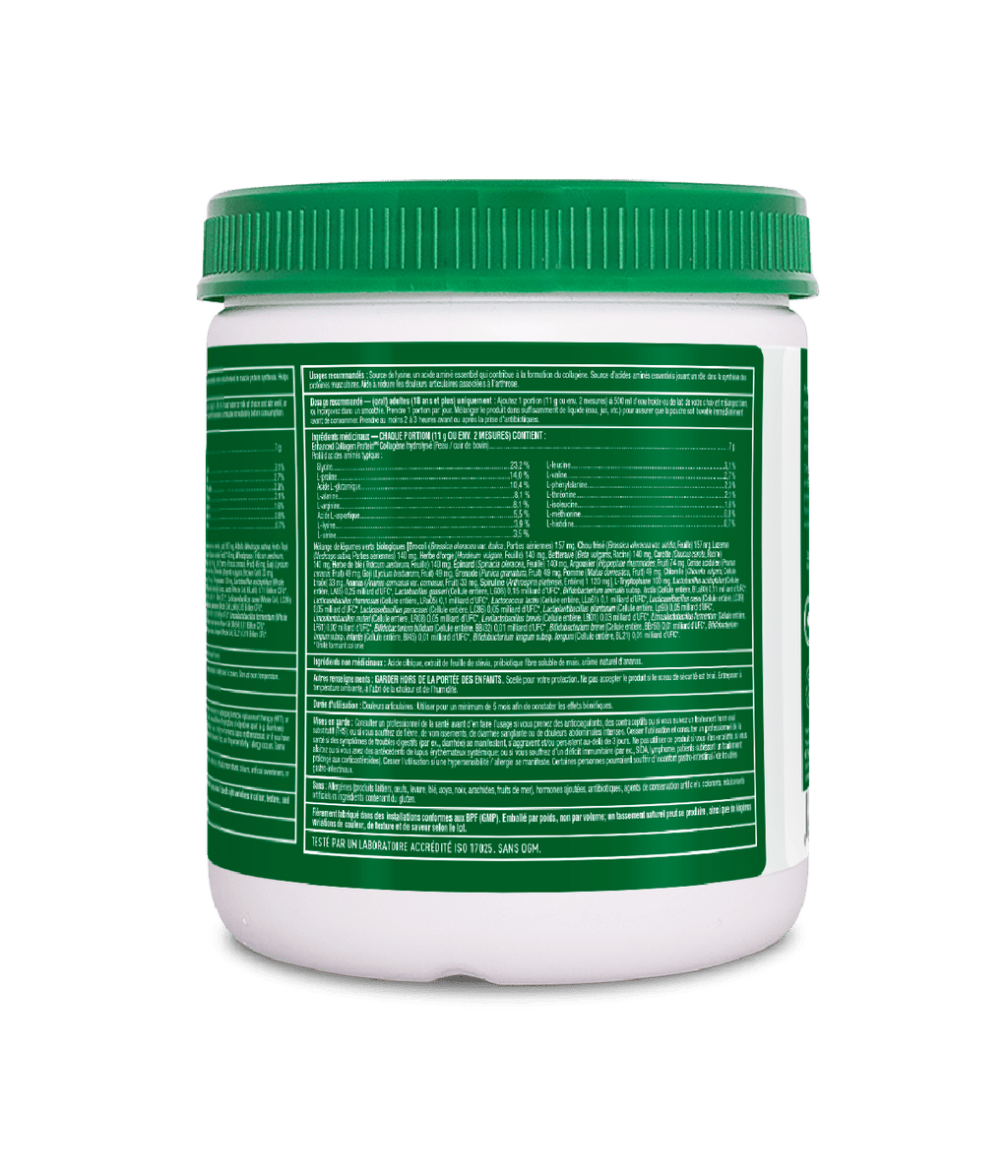 Enhanced Collagen Protein Power Greens with Probiotics