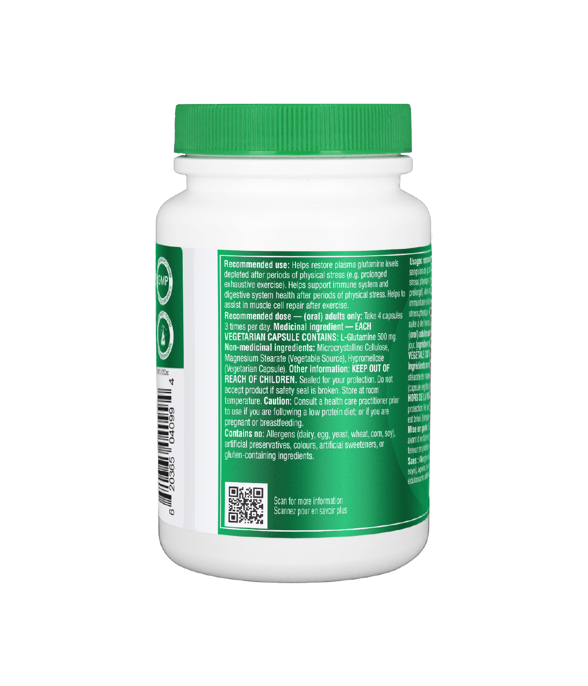 Free-Form L-Glutamine Capsules