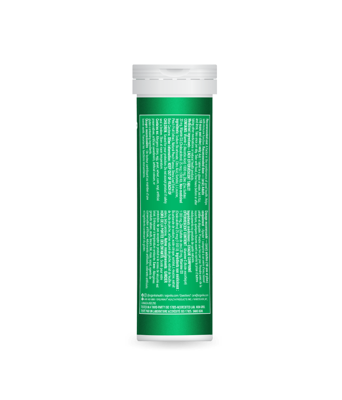 Instant C, D, Zinc Immunity Effervescent