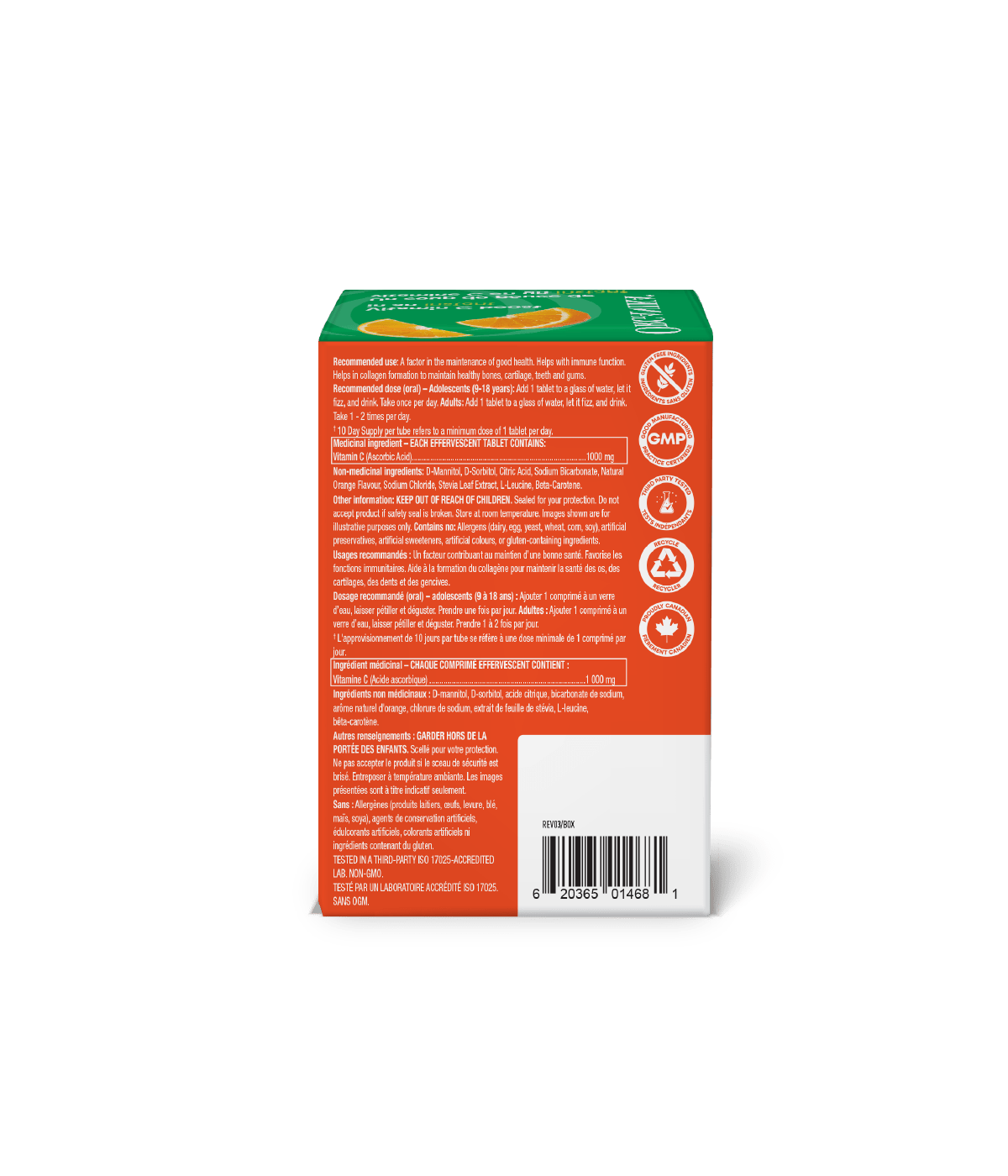 Instant C Effervescent with Stevia