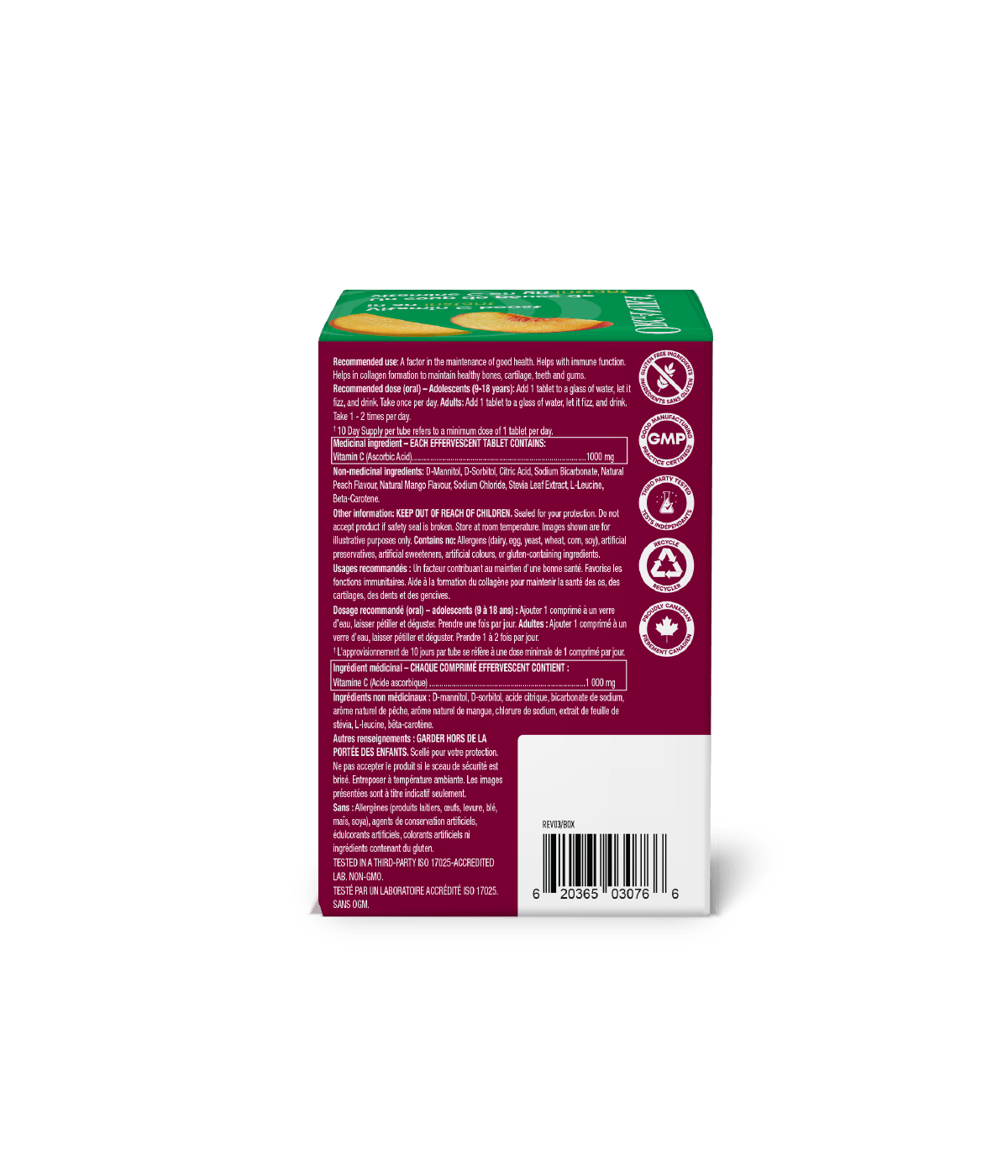 Instant C Effervescent with Stevia