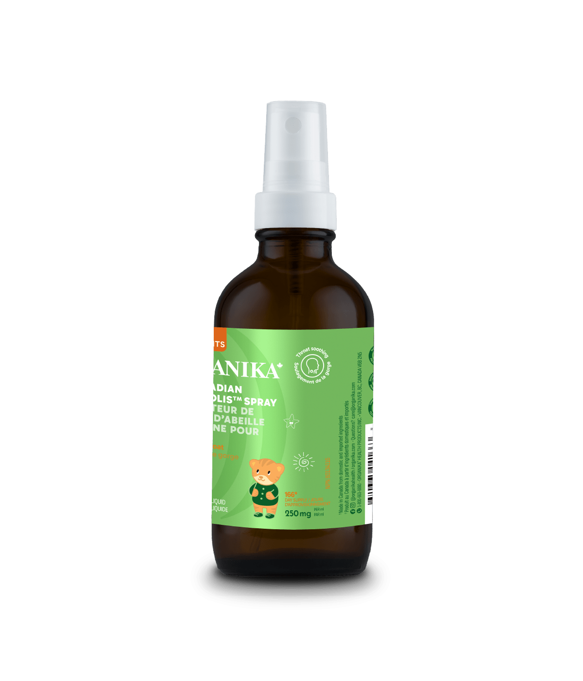 Kids Canadian Bee Propolis Spray with Elderberry