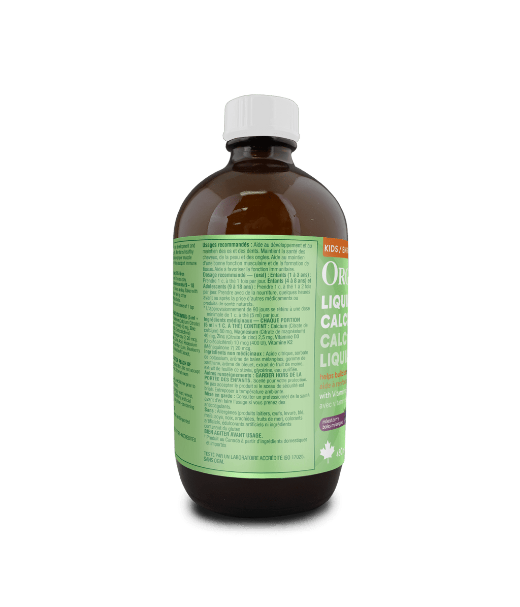 Kids Liquid Calcium Plus with Vitamins D3 & K2