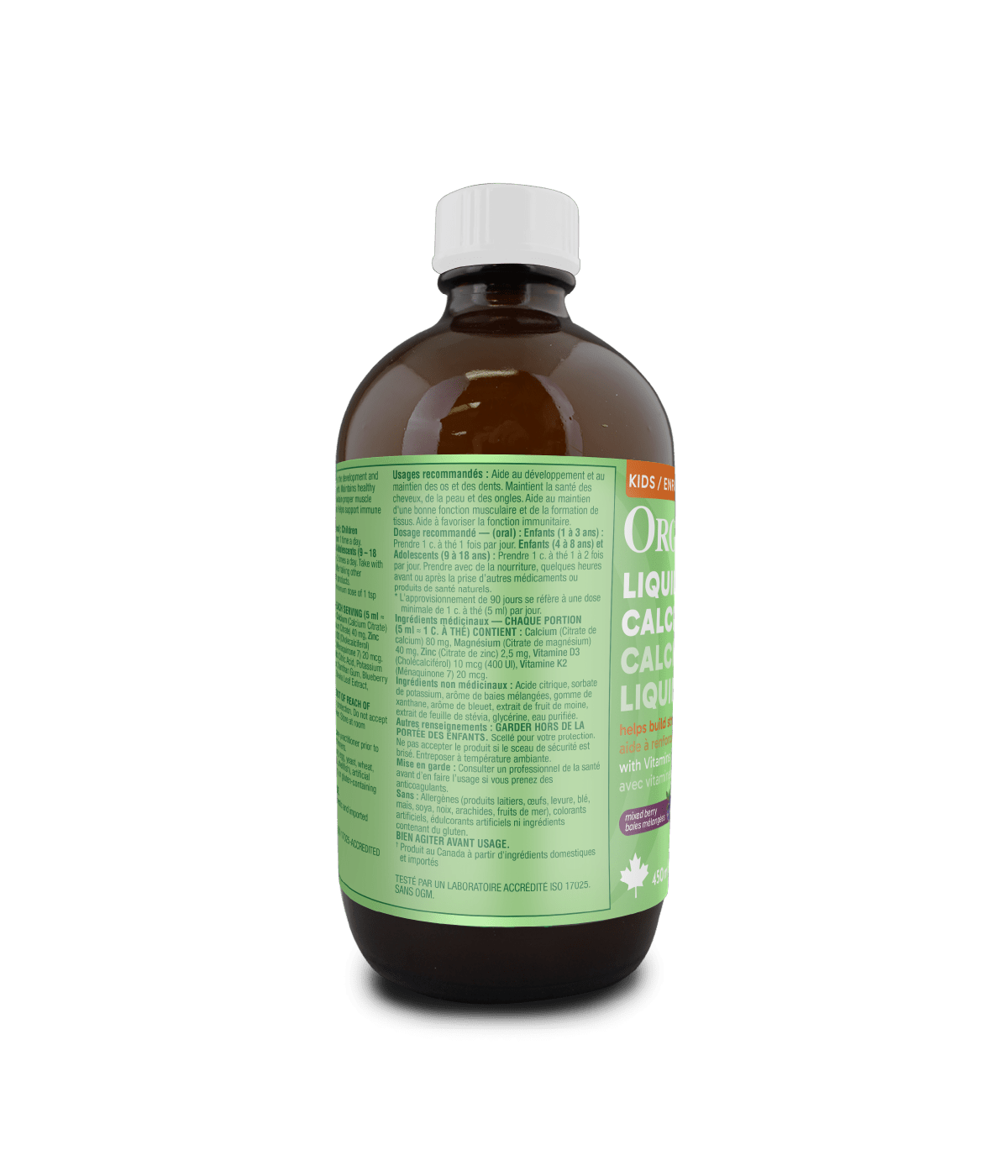 Kids Liquid Calcium Plus with Vitamins D3 & K2
