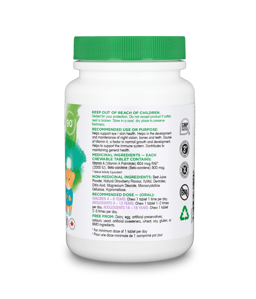 Kids Vision Chewable Tablets