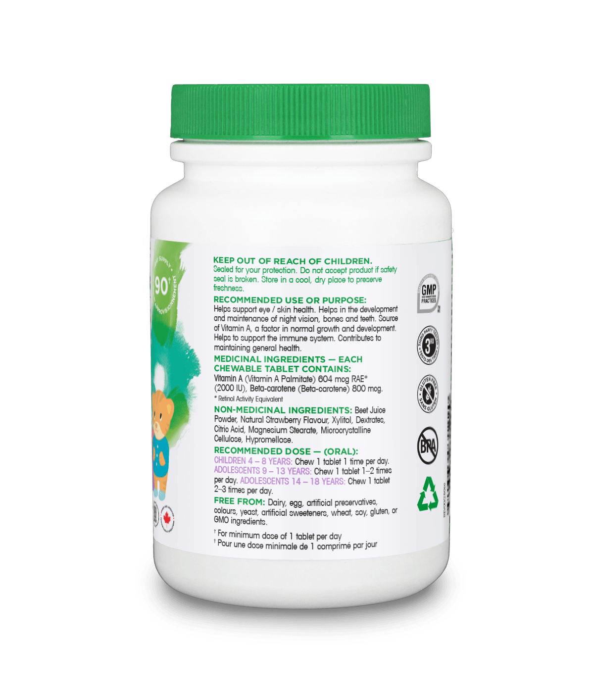 Kids Vision Chewable Tablets