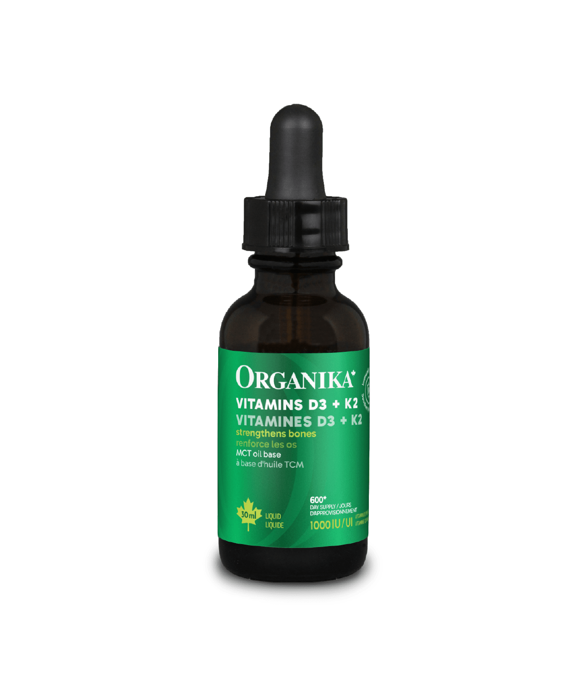 Liquid Vitamins D3 + K2