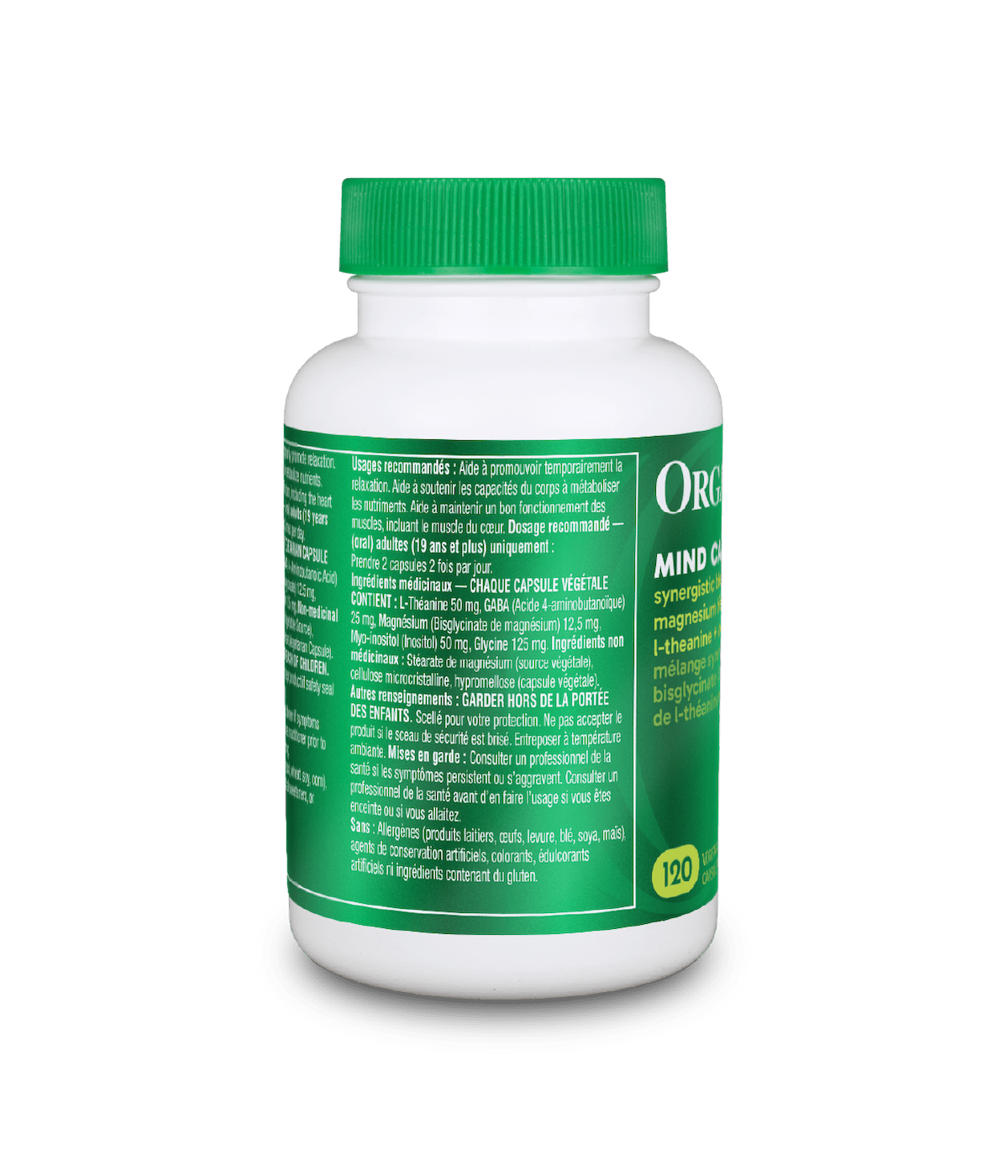 Mind Calm Capsules with Magnesium Bisglycinate & L-Theanine
