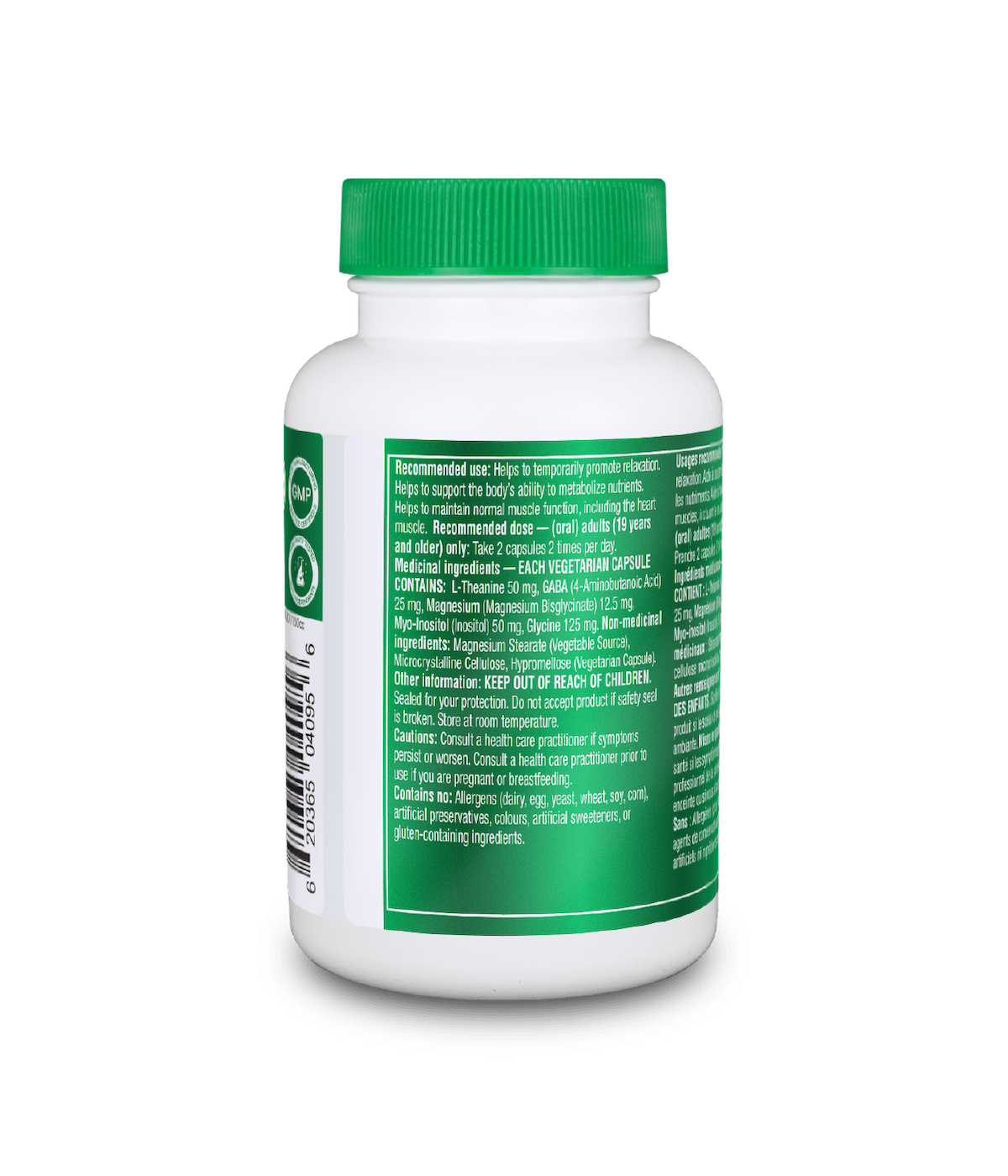 Mind Calm Capsules with Magnesium Bisglycinate & L-Theanine