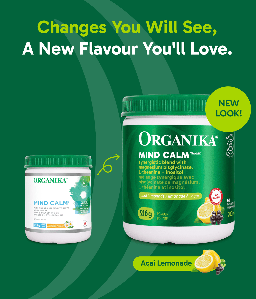 Mind Calm Powder with Magnesium Bisglycinate & L-Theanine