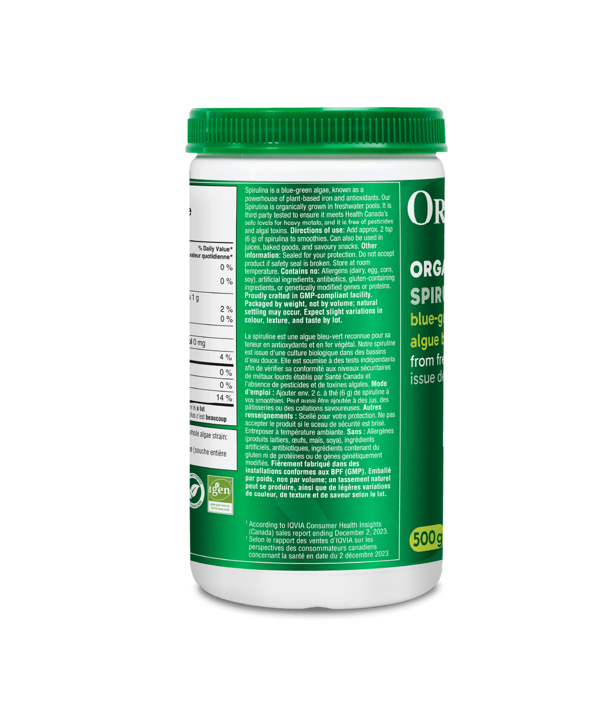 Organic Spirulina Powder
