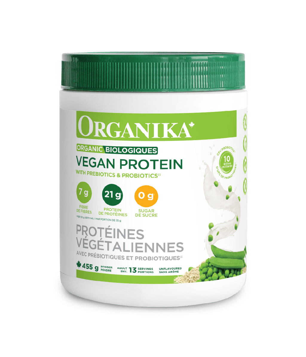 Organic Vegan Protein with Prebiotics & Probiotics