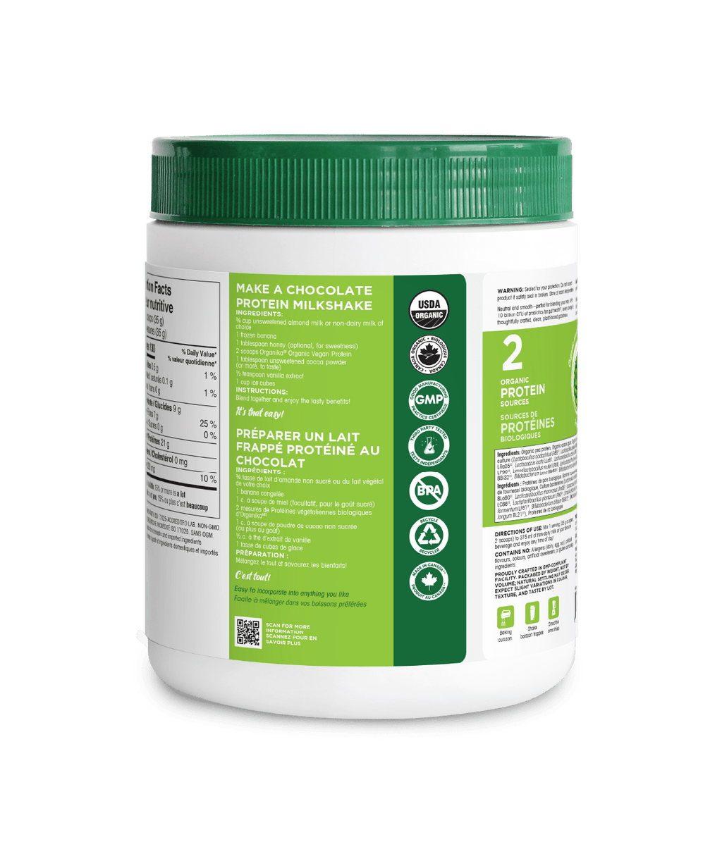 Organic Vegan Protein with Prebiotics & Probiotics
