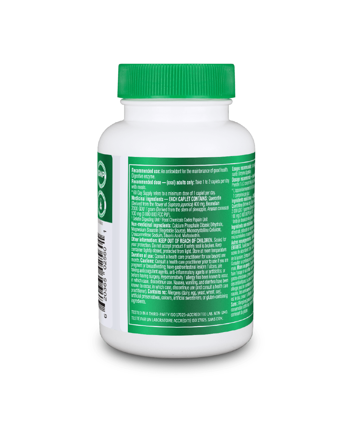 Quercetin with Bromelain
