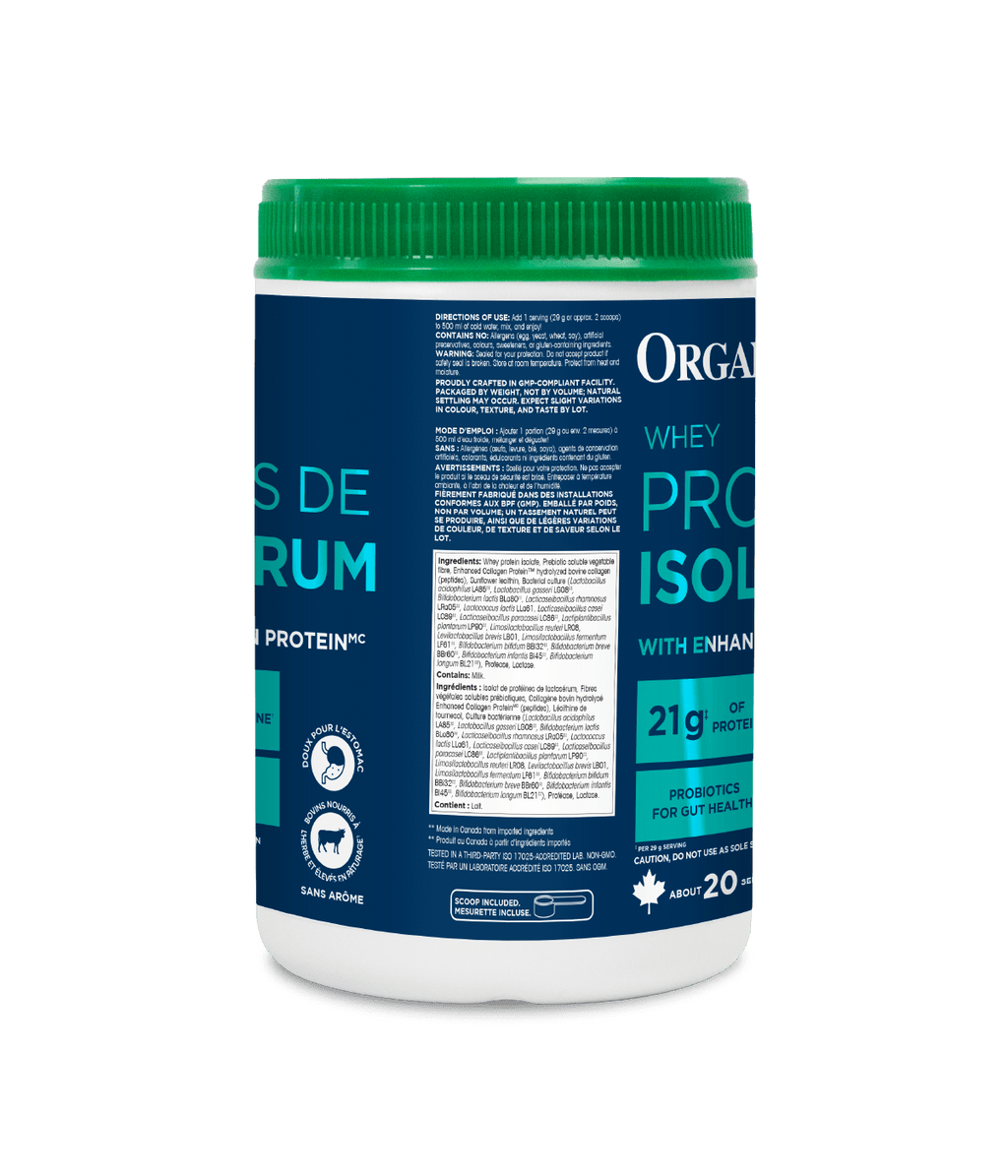 Whey Protein Isolate with Enhanced Collagen Protein
